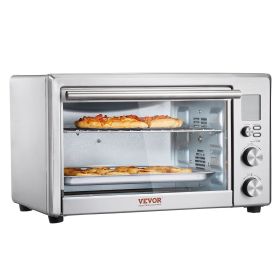 VEVOR 13-IN-1 Air Fryer Toaster Oven, 28L/29.6Qt Convection Oven, 1800W 2-Tier Toaster Ovens Countertop Combo with Wire Racks, Pizza Pan, Gloves VEVOR 13-IN-1 Air Fryer Toaster Oven, 28L/29.6Qt Convection Oven, 1800W 2-Tier Toaster Ovens Countertop Combo with Wire Racks, Pizza Pan, Gloves